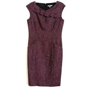 Classiques Entier Tweed Cap Sleeve Sheath Dress- Sz 8